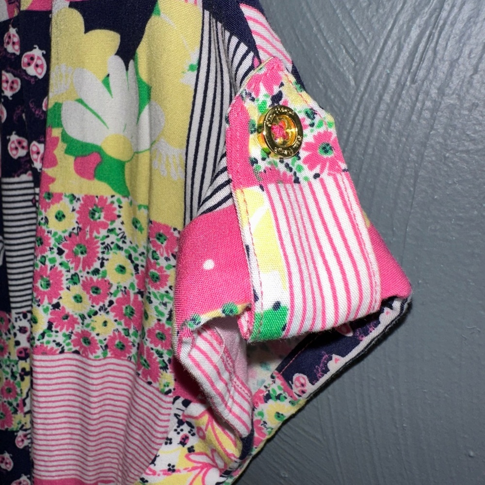 Lilly Pulitzer patchwork top - Picture 3 of 5